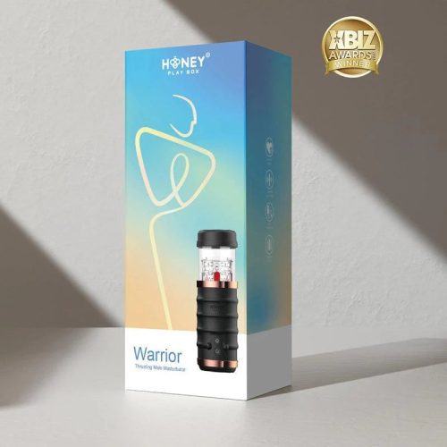 warrior auto thrusting stroker automatic male masturbator honey play box official 7