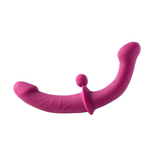 wyrm 10 inch double dildo with clit stimulator ball honey play box official 1